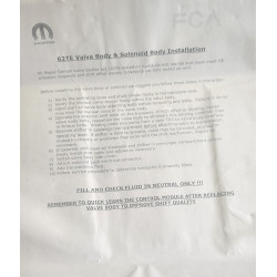 Blok elektrozaworów skrzyni 62TE